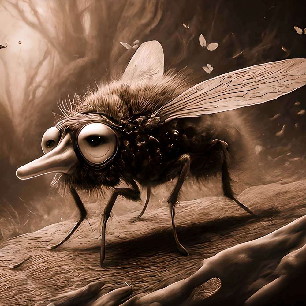 A Fly with a human nose