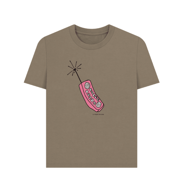 Terry Blism's Modern Conveniences | The Mobile Telephonic Revolution | Pink on Shitty Brown.