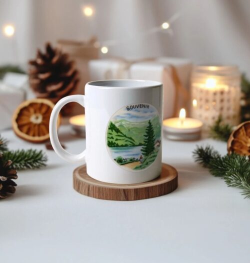 Souvenir Mug. Useful for drinking hot drinks.